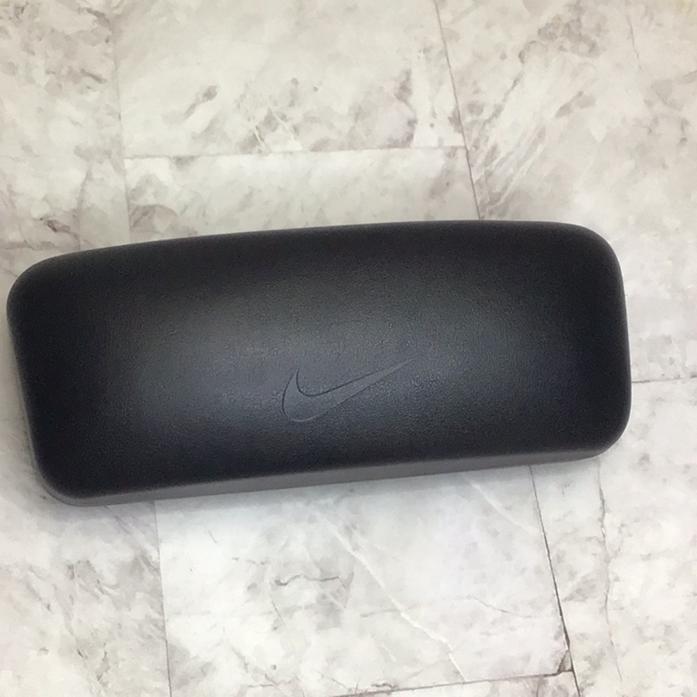 NIKE Swoosh Black eye glasses case, Faux Leather sunglasses case